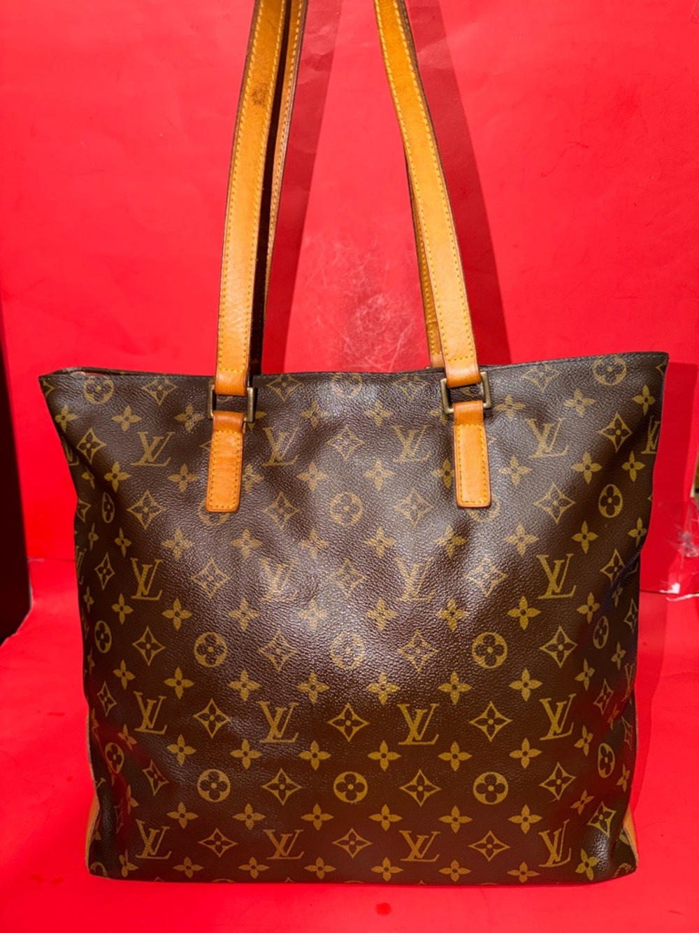 Louis Vuitton Cabas Mezzo Monogram Shoulder Bag - Picture 4 of 13